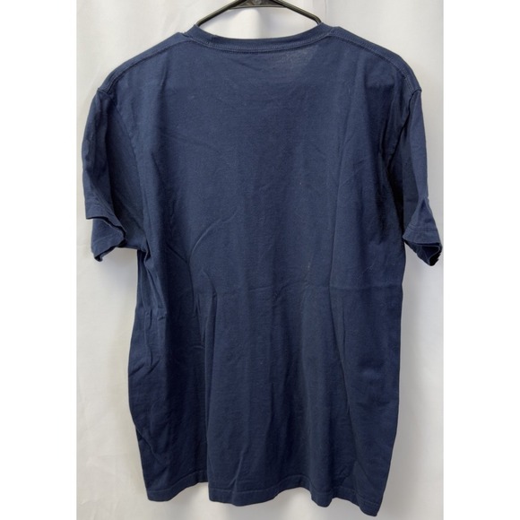 Cobra Kai Shirt Strike First Strike Hard Navy-Blue Karate Tee Men's LARGE - Picture 3 of 3